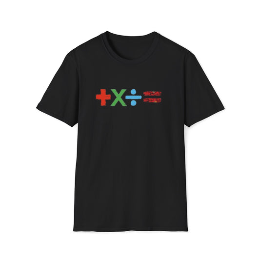 Ed Sheeran Math Symbols T-Shirt by Rudere - Music Streetwear