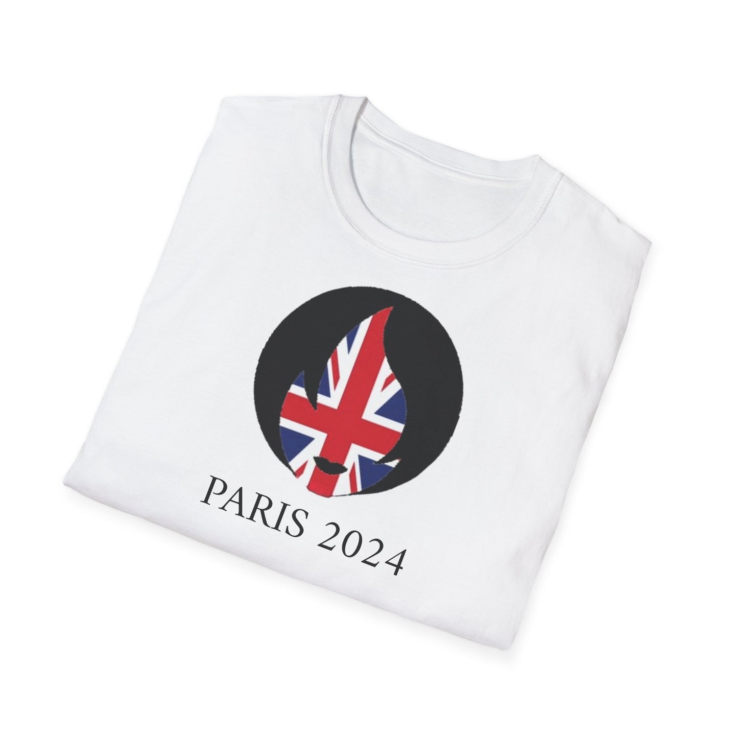 Limited Edition Paris 2024 British Union Jack Flag T-Shirt - Rudere Brand Official Olympic Apparel