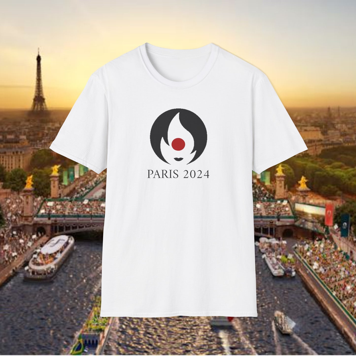 Limited Edition Paris 2024 Japan Flag T-Shirt - Rudere Brand Official Olympic Apparel