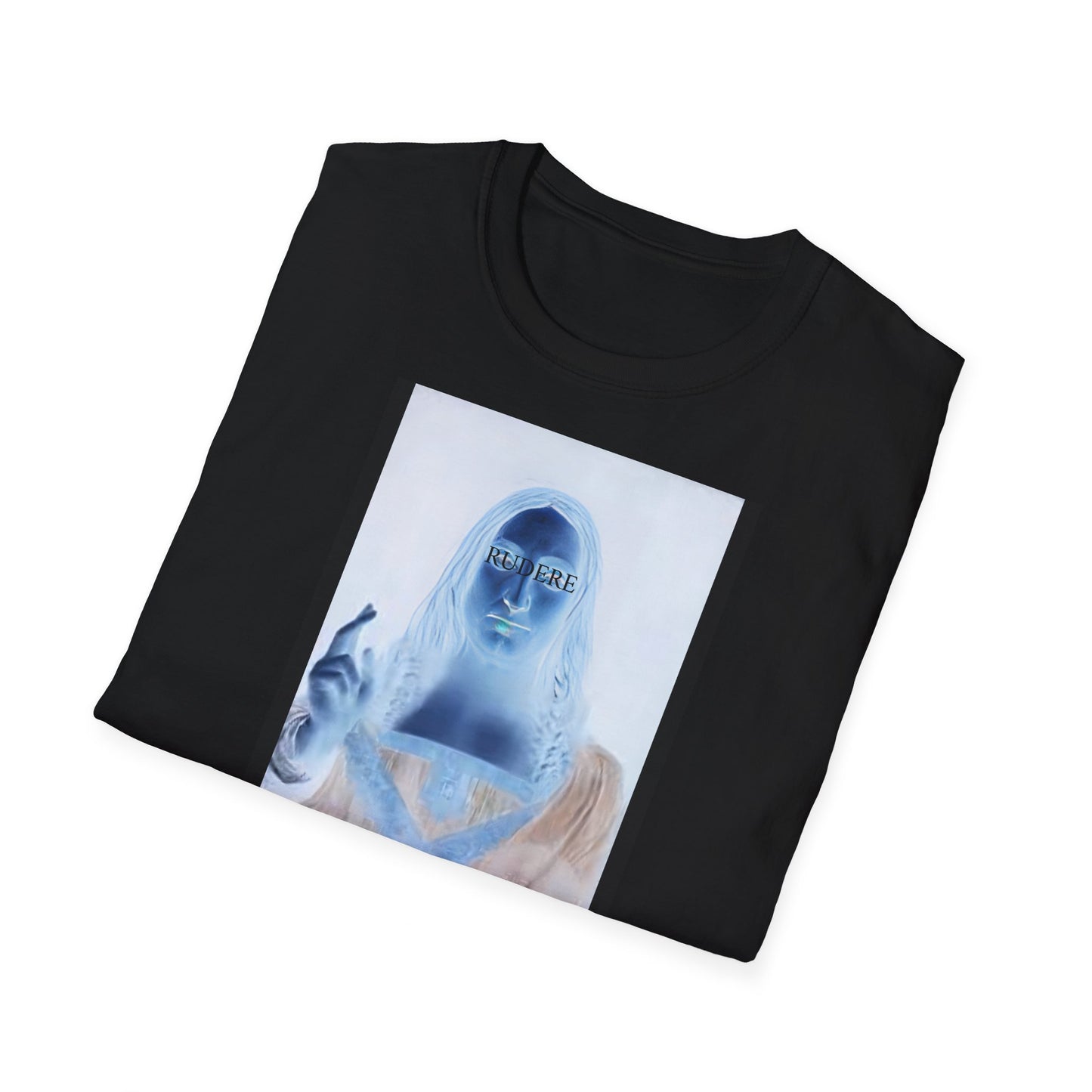 Da Vinci Salvator Mundi Negative T-Shirt by Rudere