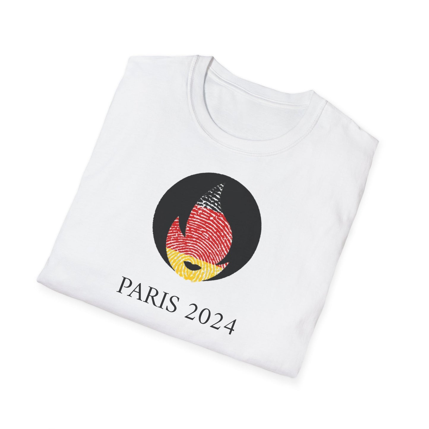 Limited Edition Paris 2024 Germany Flag T-Shirt - Rudere Brand Official Olympic Apparel